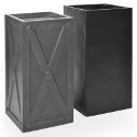 Black Square Lisbon & Prague Planters for Artificial Trees **FREE UK MAINLAND DELIVERY**